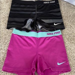Nike Pro spandex shorts